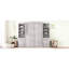 Lit Space en gris pleine grandeur avec rangement amélioré - taille de haute qualité, matériaux efficaces