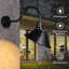 Brice 3CCT LED Dusk to Dawn Barn Light, Gooseneck Wall Sconce, Swivel Head, IP65 Waterproof-1033355457