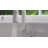 Junction Brushed Nickel Kitchen Faucet with Pull Down Sprayer, Modern Single Hole Kitchen Sink Faucet, Single Handle, Spotshield Stainless-50778092