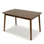 Mid Century Modern Solid Wood Dining Table