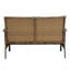 Ensemble de canapé de conversation modulaire à patio 4 pièces avec canapé d'extérieur KD Rattan Wicker-392111665