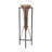 Bronze Euler Drop Vase with Black Iron Stand-1082403395