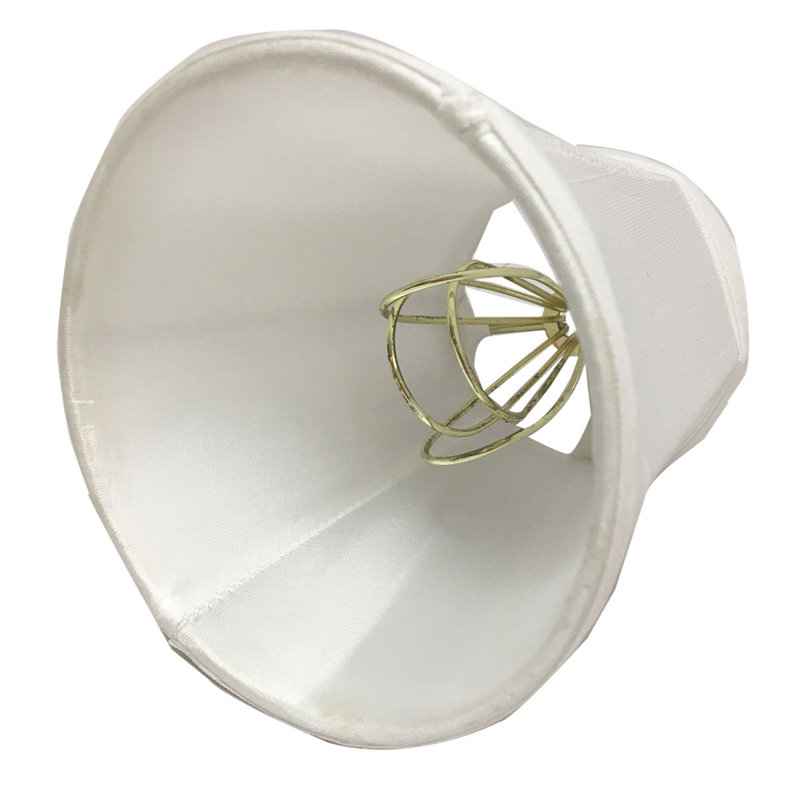 4.25'' H Linen Bell Candelabra Shade, White