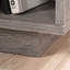 Table de chevet rectangulaire brune de style contemporain avec tablette réglable, bois d'ingénierie, faux marbre pour la chambre à coucher, décorations, assemblage rapide