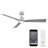 52" 3 Blade Smart Ceiling Fan with Remote Control Included-48461464-48461462