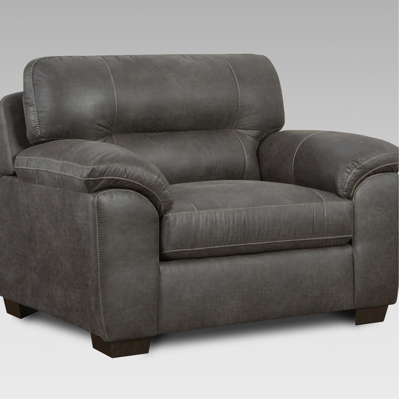 Fauteuil à plateau-coussin en tissu et frêne