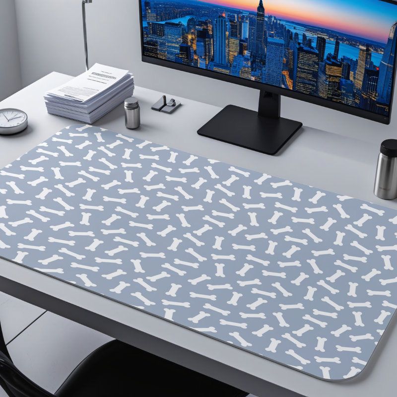 Polyester Desk Pad, 14.4x12.1
