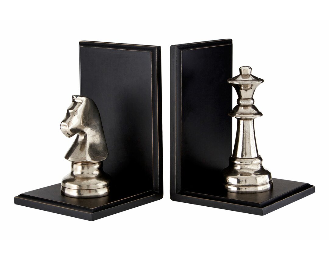 Buchstützen-Set Turin Chess