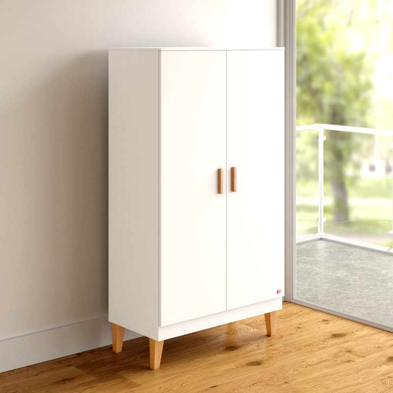 Jahn 2 Door Wardrobe, White