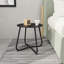 Round Steel Outdoor Side Table-870504503