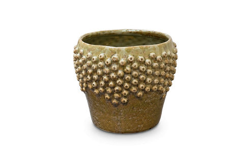 Pot en céramique surélevé Carm, 8.50" x 8.50" x 7.00"H