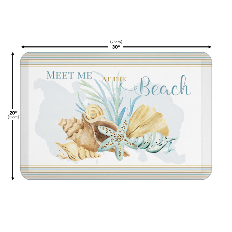 Tapis de cuisine anti-fatigue coquilles Gengler