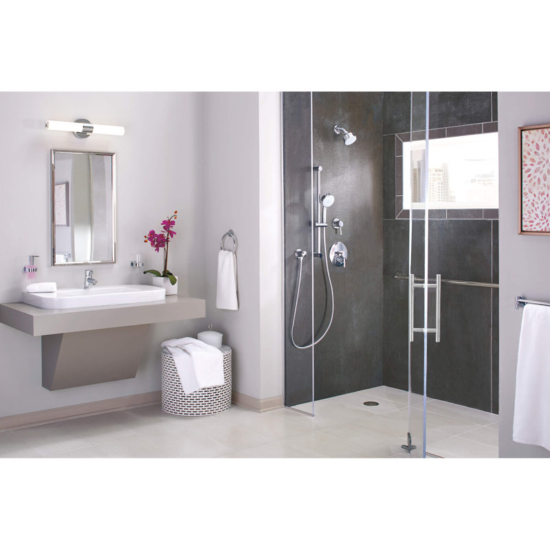 Relaxa 5-Inch Fixed Shower Arm, StarLight Chrome