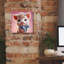 «Cute Pink Pig» par Rey Klimt, art mural sur toile-701050441