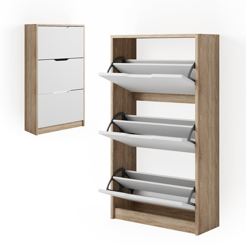 16 Pair Shoe Storage Cabinet