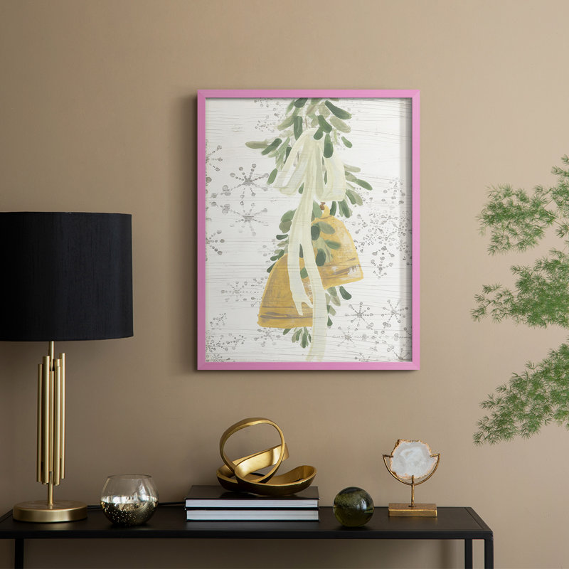 Impression encadrée de la collection B de Weathered Aspen Wreath - bois massif, H 30 po x l 24 po, Rose