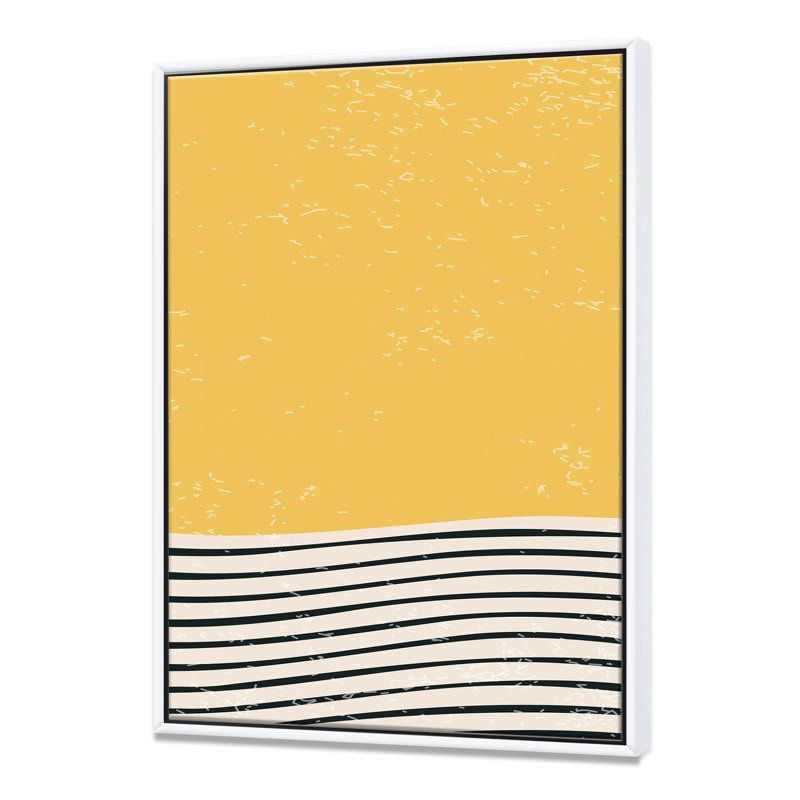 «Minimal Geometric Compostions of Elementary Forms XVIII», reproduction sur toile, Toile blanche encadrée