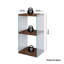 Modern Bookshelf with 100% Pine Solid Wood & Tempered Glass, 15.7 x 31.5 x 13.8 inches | 30 mm Thick Shelves, Max Weight Capacity 22 lbs per Shelf | Stylish Walnut Finish, Wall-Mountable, Multiple Shelves for Storage-42161203