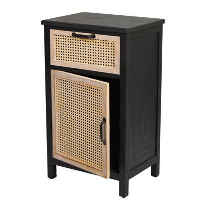 Ambrozie Solid Wood Top End Table with Storage