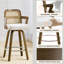 Tabouret de bar et tabouret de bar 26,77 po avec accoudoirs-684739679-684739689