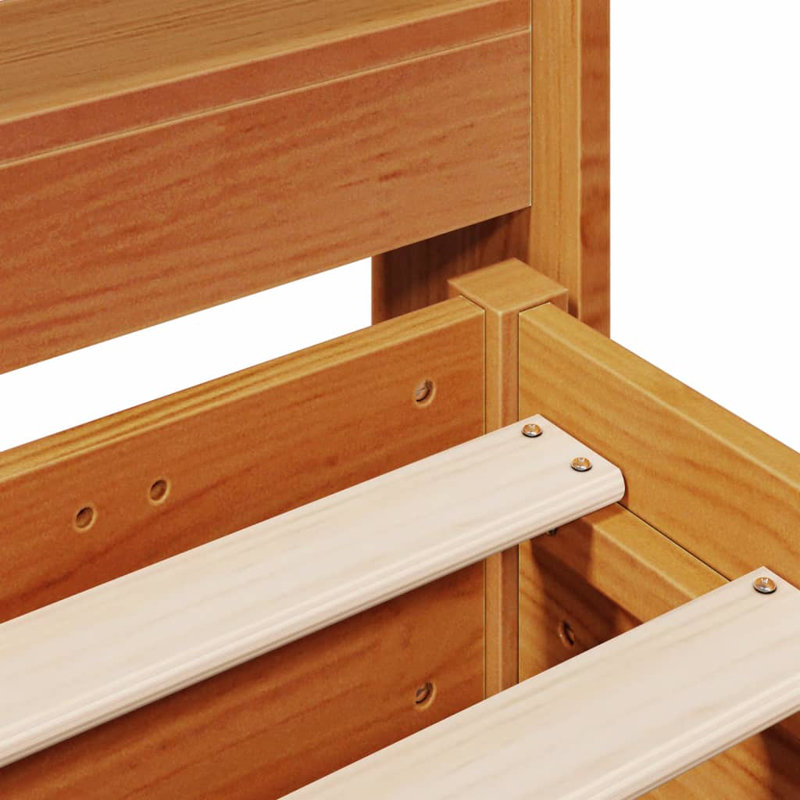 Storage Bed, Kingsize (5'), Wax Brown