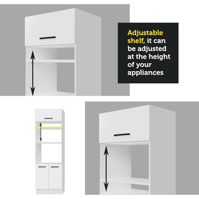 Hokku Designs Hazel 3-Piece Kitchen Storage Set - White
