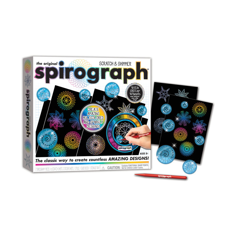 Spirograph Flash Cards