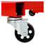 Support de moteur rotatif en acier, berceau de bloc de véhicule avec tête réglable pour mécanicien, rouge
