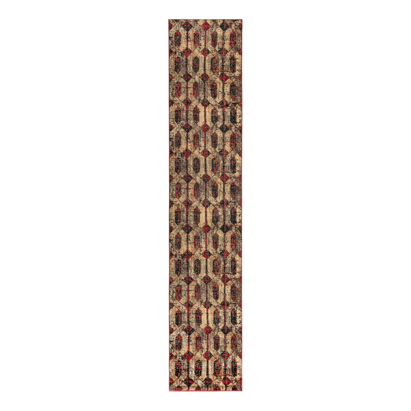 Brennin Geometric Indoor Rug, Runner 2'7" x 14'