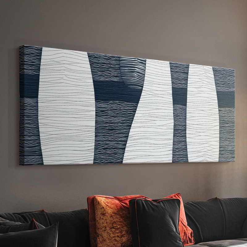 Abstract Series-DCCXXXII- Gallery Wrapped Canvas -Ready to Hang, 12" H x 30" W