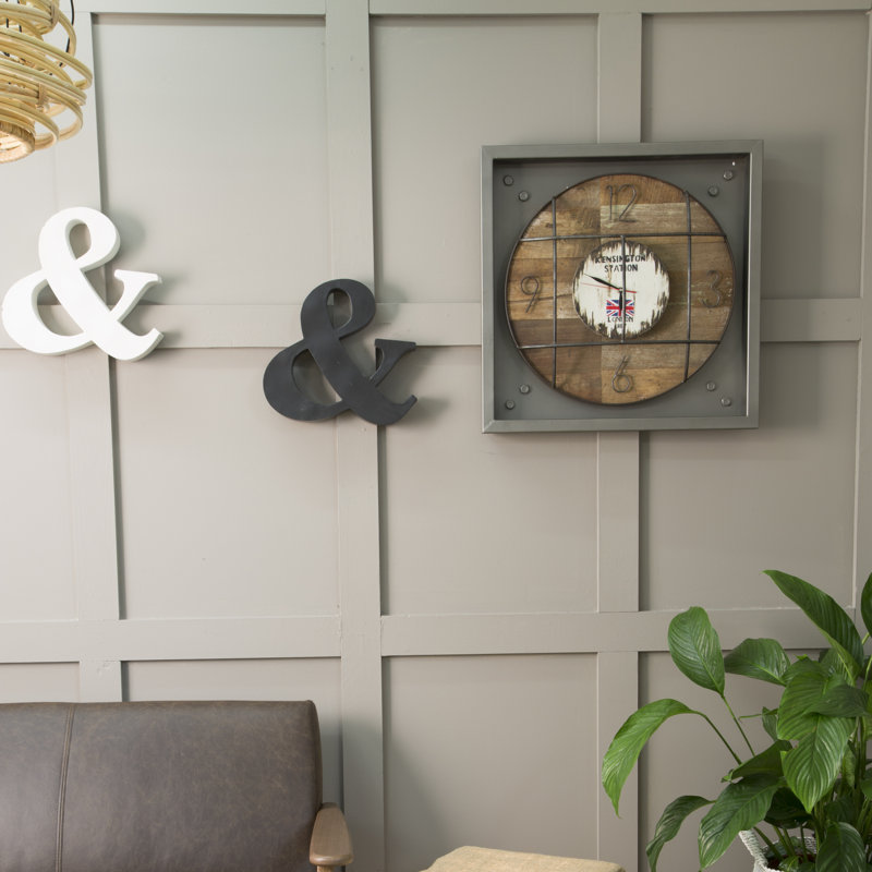 Lake City Solid Wood Wall Clock