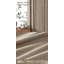 Rideaux en lin épais gris plissés gris et beige 52 x 90 po 2 panneaux