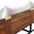 Horsforth 90'' Wide Powder Coated Steel Patio Sofa with Cushions