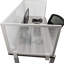Panneau d'intimité en polycarbonate fixé au bureau-16490150-16490129-16490132