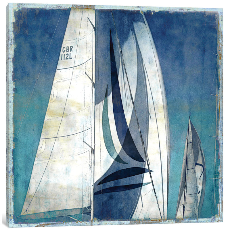 « voile away i », reproduction d’art sur toile, H 48 po x l 48 po x P 1,5 po
