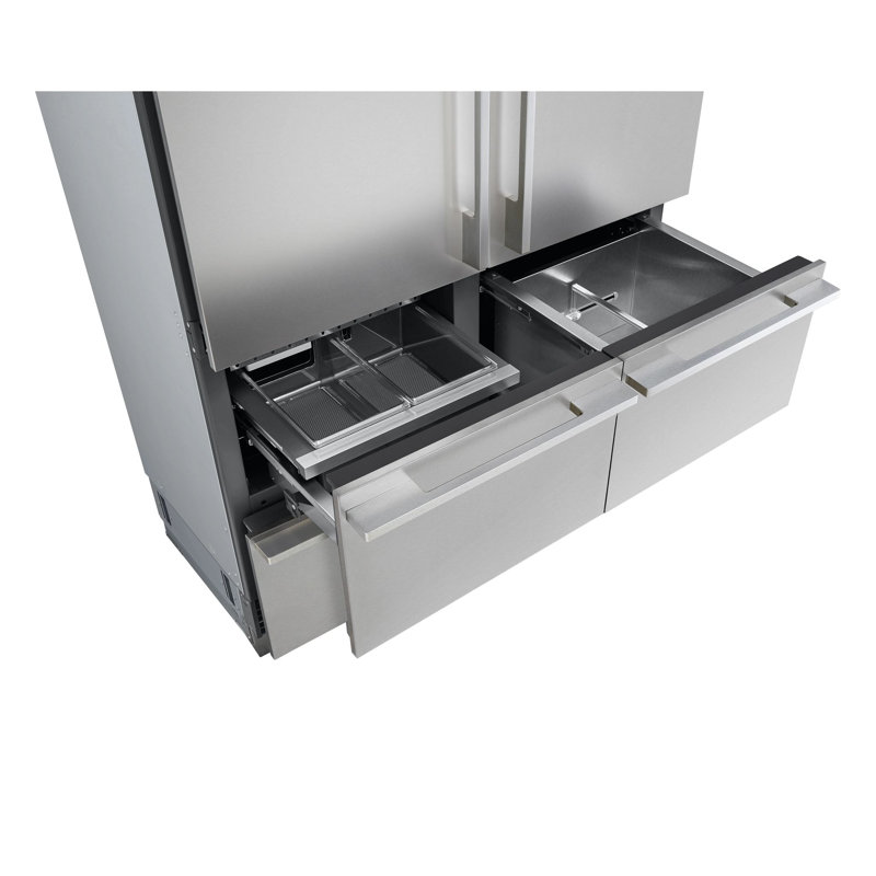 48-Inch Built-In French Door Refrigerator, Pre-Assembled (Transitional Series)