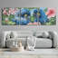 Epic Art «Blue Macaws» par Durwood Coffey, verre acrylique Wal Art-101998831