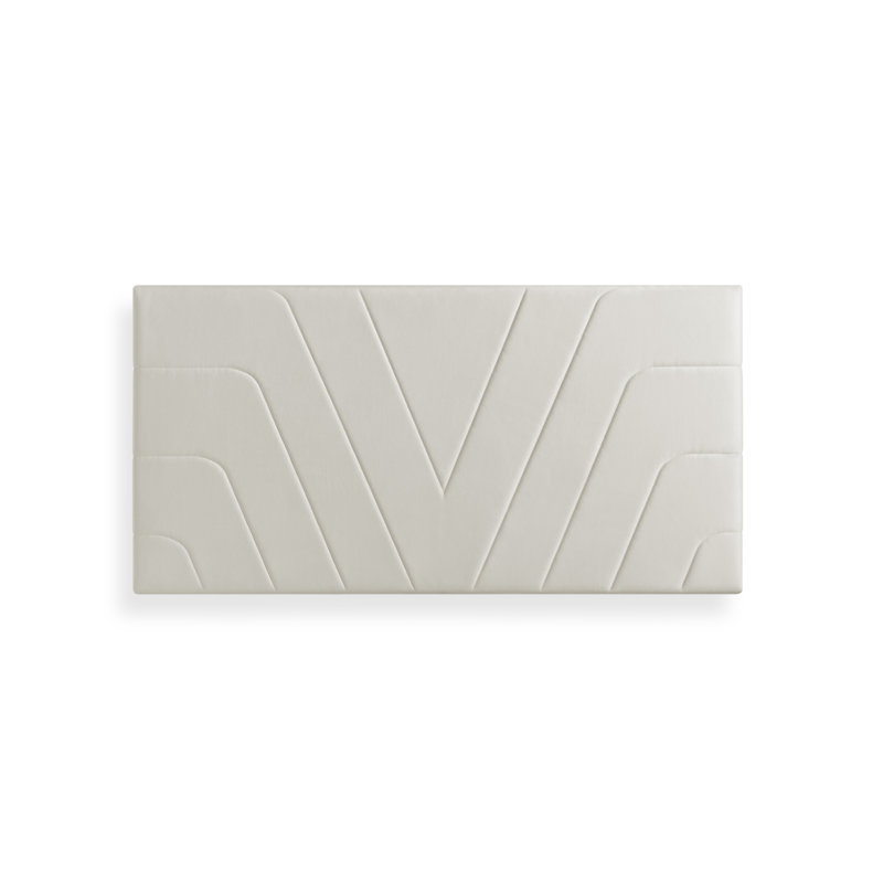 Richbell Upholstered Headboard, Cream, Single (3')