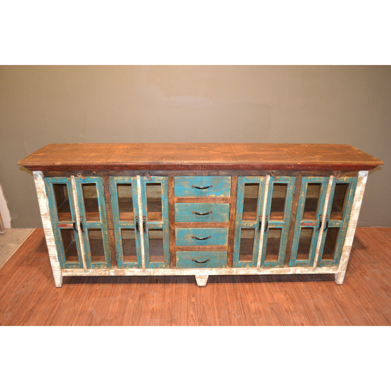 Bahattin 82'' Solid Wood Sideboard