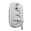 Kingsley Moentrol  Thermostatic Faucet Trim with Metal Push Button Handle