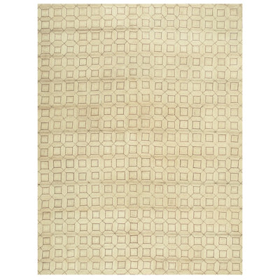 Tapis rétro Mid-Century rétro noué aux États-Unis