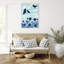 «Three Blue Birds» par Iniyan, reproduction d'art sur toile encadrée-332277056