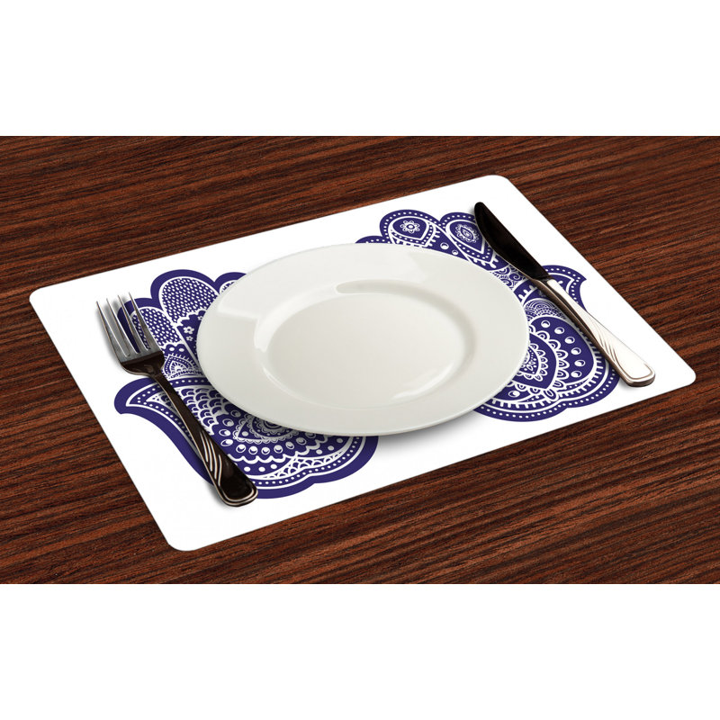 Polyester Abstract Rectangle Placemat