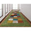 Wool Patchwork Area Rug in Green-70215402