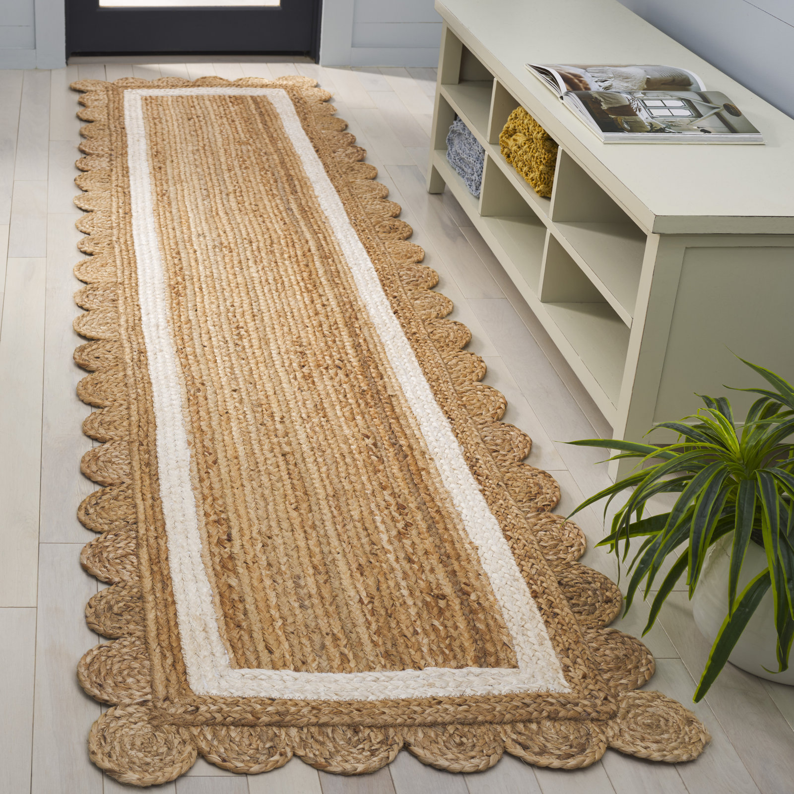 Inaki Flatweave Jute Rug, Runner 2'3" x 7'