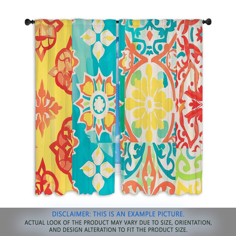 Aleric Room Darkening Curtain Pair, 20" W x 82" L