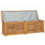 Dakota Fields Garden Storage Box With Bag Solid Wood Teak