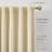 Verdant Path Cotton Velvet Blackout Window Curtain Panels Cream Set of 2-820080842