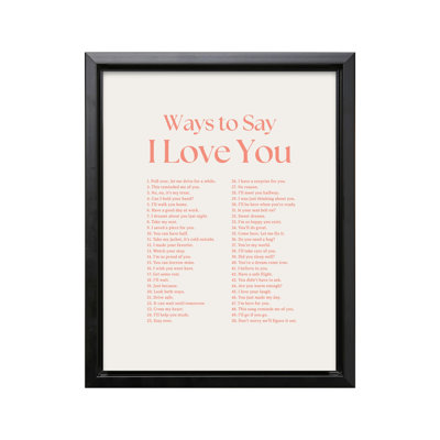 Ways To Say I Love You No2