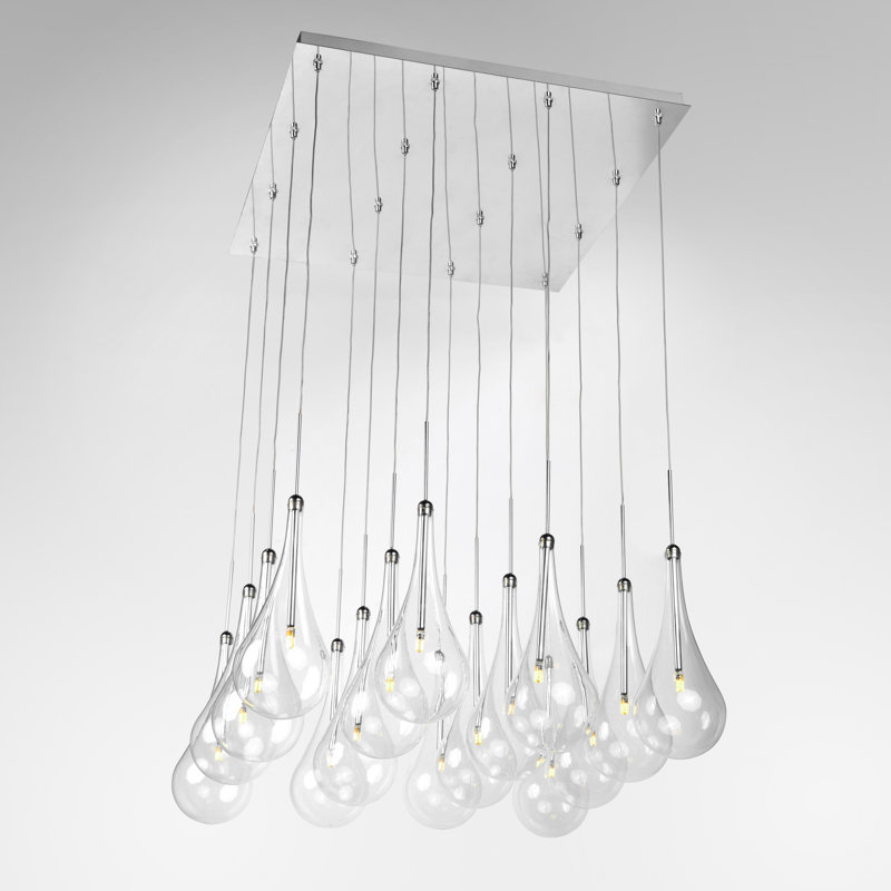 16 - Light Cluster Teardrop Pendant